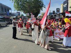 Karnaval Budaya Pelajar Semarakkan HUT ke-81 RI di Aceh Barat, Polisi Pastikan Lalu Lintas Lancar