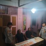 Malam Hari di Tutut, Polsek Sungai Mas Sambangi Warga dan Jaga Kamtibmas