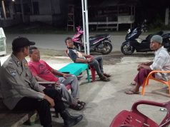 Malam Hari Sambangi Warga Kuala Bhee, Polisi Ajak Jaga Keamanan Bersama