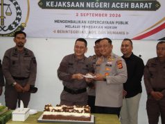 Tak Sekadar Ucapan Selamat, Kapolres Aceh Barat Perkuat Sinergi di Hari Lahir Kejaksaan