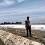 Polsek Johan Pahlawan Pantau Banjir Rob di Tiga Gampong Pesisir, Pastikan Kondisi Warga Aman