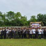 Kapolres Aceh Barat Hadiri Apel Siaga Satlinmas dan Pageu Gampong, Perkuat Kesiapsiagaan di Tingkat Desa