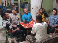 Malam Hari di Cot Selamat, Polisi Ingatkan Warga Jangan Beri Ruang untuk Judi Online dan Narkoba