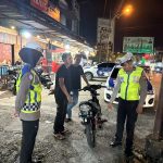 Tekan Knalpot Brong dan Balap Liar, Satlantas Polres Aceh Barat Jaring Pelanggar di Malam Hari