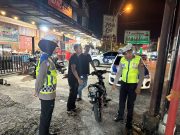 Tekan Knalpot Brong dan Balap Liar, Satlantas Polres Aceh Barat Jaring Pelanggar di Malam Hari