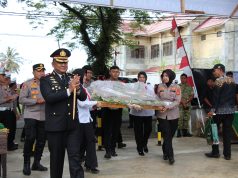 HUT ke-81 TNI, Polres Aceh Barat Sampaikan Ucapan Selamat di Empat Satuan