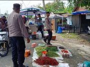Bangun Kedekatan dengan Pedagang, Polisi Woyla Sambangi Aktivitas Usaha di Kuala Bhee