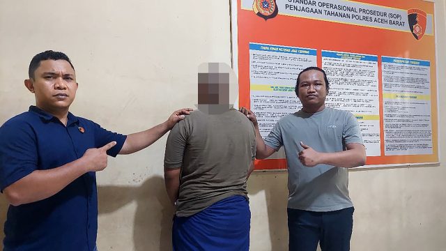 Unit Resmob Satreskrim Polres Aceh Barat mengamankan barang bukti terkait dugaan kasus curas di Gampong Teungoh, Senin, 19 Oktober 2026. Dok. Polres Aceh Barat