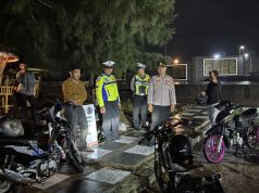 Polres Aceh Barat Sisir Titik Rawan Balap Liar dan Knalpot Brong Lewat Patroli Malam